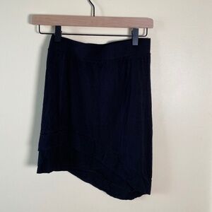 Foreign Exchange Womens Black Tight Mini Skirt Elastic Waist Size Medium